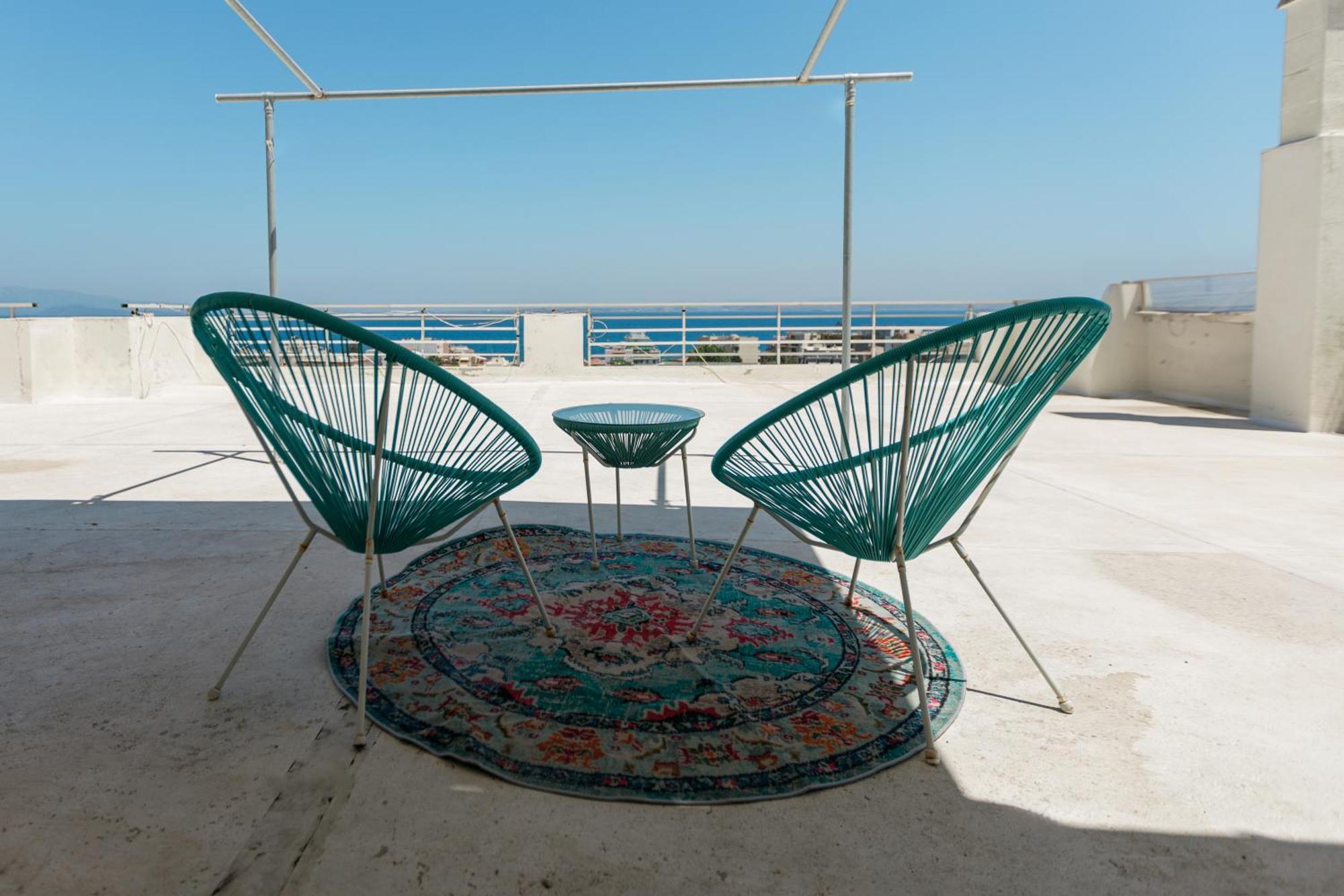 Panoramic Penthouse Daire Sakız Dış mekan fotoğraf